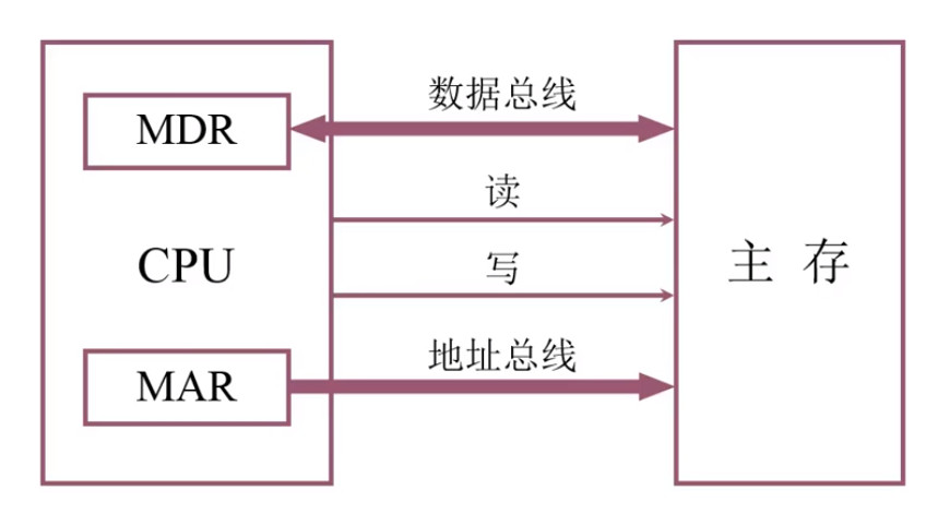 主存和CPU的联系